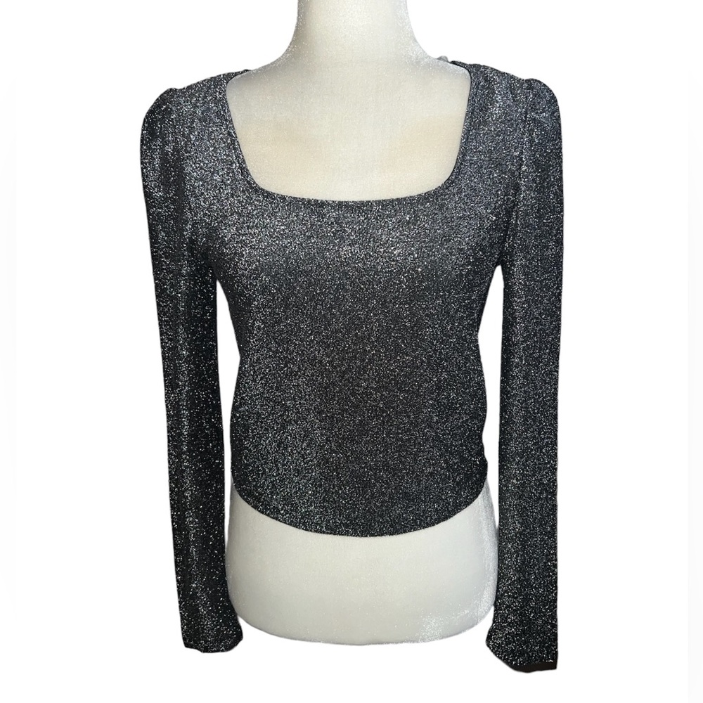 Wallflower Black Sparkle Top | Brand New with Tags